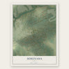 Serenada, Texas map print, the full design