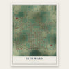 Seth Ward, Texas map print, the full design