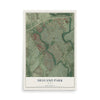 Map of Shavano Park, Texas, 12 x 18 inch unframed archival matte print