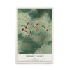 Map of Sunset Valley, Texas, 12 x 18 inch unframed archival matte print