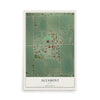 Map of Altamont, Utah, 12 x 18 inch unframed archival matte print