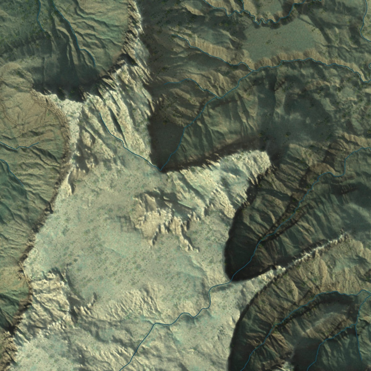Second close-up of the map of Apple Valley, Utah print showing more streets and buildings