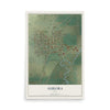 Map of Aurora, Utah, 12 x 18 inch unframed archival matte print