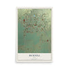 Map of Bicknell, Utah, 12 x 18 inch unframed archival matte print