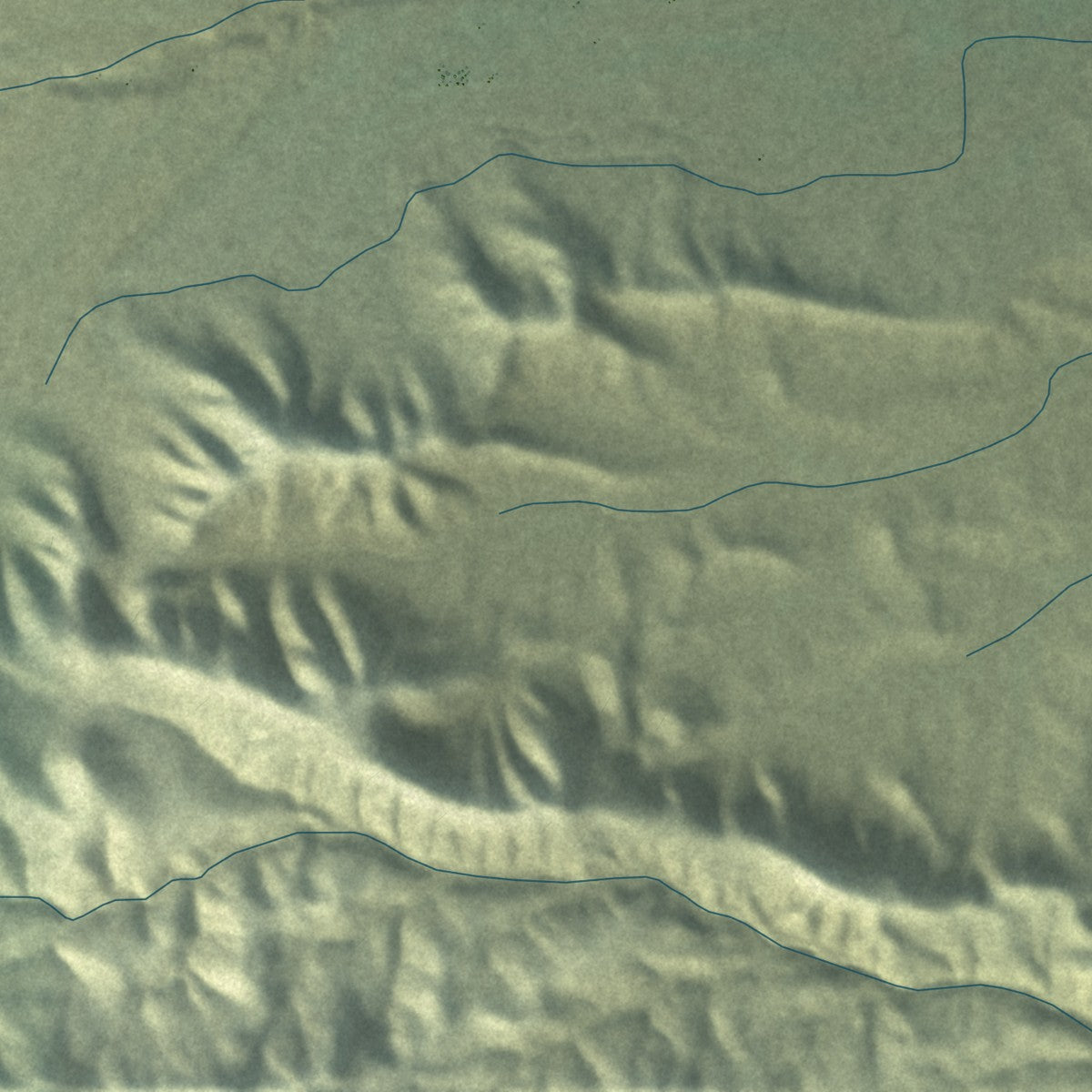 Second close-up of the map of Clawson, Utah print showing more streets and buildings