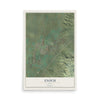 Map of Enoch, Utah, 12 x 18 inch unframed archival matte print