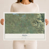 Map of Erda, Utah, 12 x 18 inch unframed archival matte print