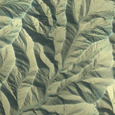 Close-up of the map of Erda, Utah print showing street and building detail