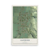 Map of Glenwood, Utah, 12 x 18 inch unframed archival matte print