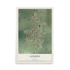 Map of Goshen, Utah, 12 x 18 inch unframed archival matte print