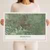 Map of Herriman, Utah, 12 x 18 inch unframed archival matte print