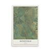 Map of Honeyville, Utah, 12 x 18 inch unframed archival matte print