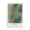 Map of Joseph, Utah, 12 x 18 inch unframed archival matte print