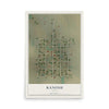 Map of Kanosh, Utah, 12 x 18 inch unframed archival matte print