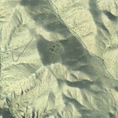 Second close-up of the map of Kingston, Utah print showing more streets and buildings