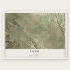 La Sal, Utah map print, the full design