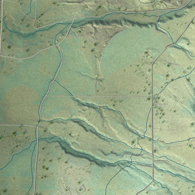 Close-up of the map of Lewiston, Utah print showing street and building detail