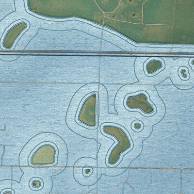 Close-up of the map of Marriott-Slaterville, Utah print showing street and building detail