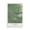 Map of Mayfield, Utah, 12 x 18 inch unframed archival matte print