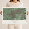 Map of Millcreek, Utah, 12 x 18 inch unframed archival matte print