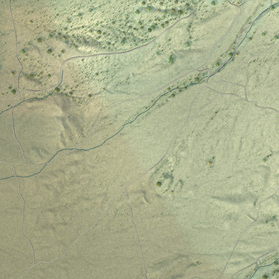 Second close-up of the map of Minersville, Utah print showing more streets and buildings