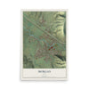 Map of Morgan, Utah, 12 x 18 inch unframed archival matte print