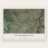 Navajo Mountain, Utah map print, the full design