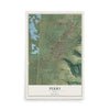 Map of Perry, Utah, 12 x 18 inch unframed archival matte print