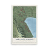Map of Saratoga Springs, Utah, 12 x 18 inch unframed archival matte print