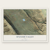 Spanish Valley, Utah map print, the full design