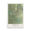 Map of Stockton, Utah, 12 x 18 inch unframed archival matte print
