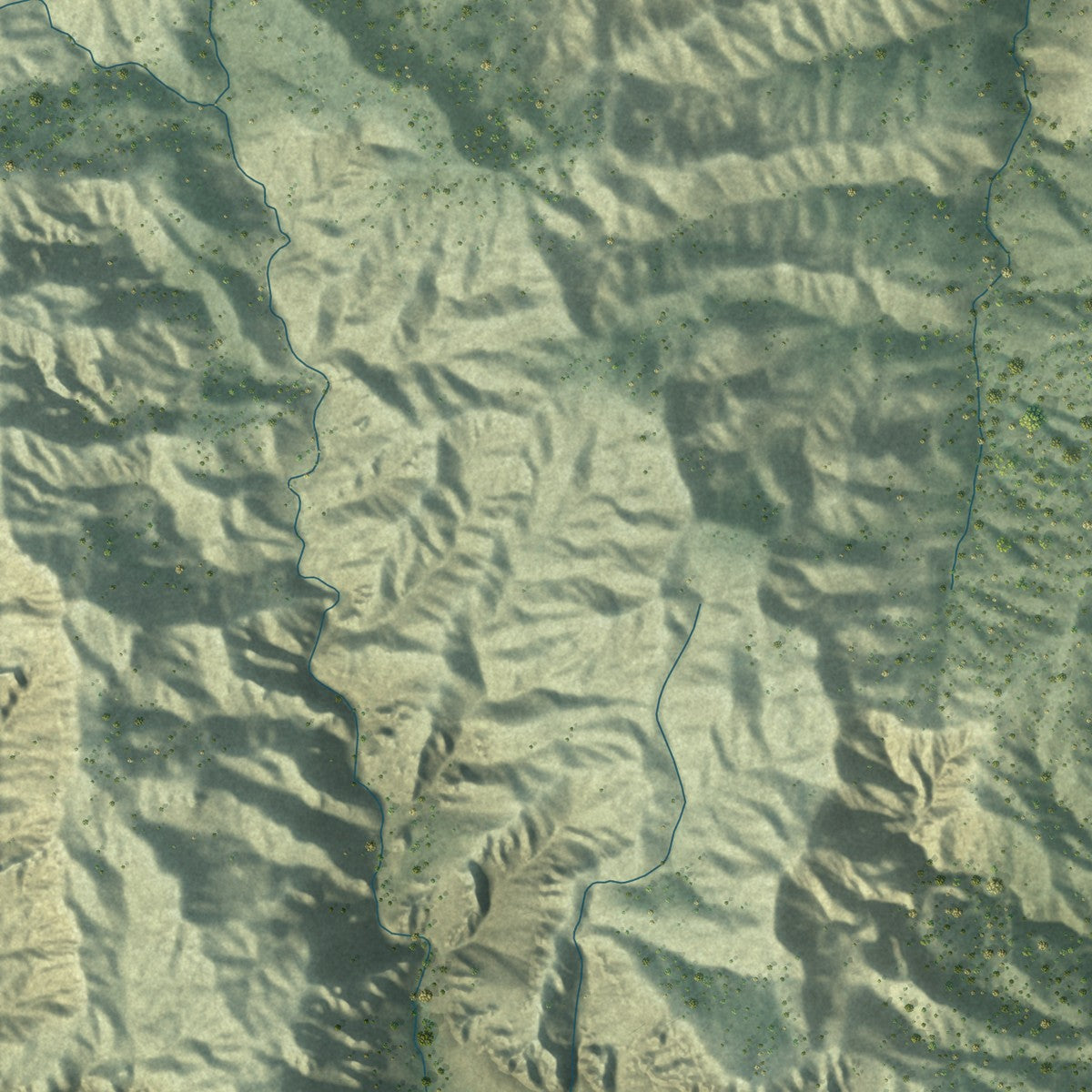 Close-up of the map of Tropic, Utah print showing street and building detail