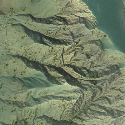 Close-up of the map of Willard, Utah print showing street and building detail
