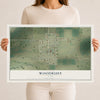 Map of Woodruff, Utah, 12 x 18 inch unframed archival matte print