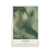 Map of Accomac, Virginia, 12 x 18 inch unframed archival matte print