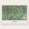 Adwolf, Virginia map print, the full design