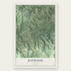 Baywood, Virginia map print, the full design