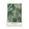 Map of Belle Haven, Virginia, 12 x 18 inch unframed archival matte print
