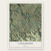 Castlewood, Virginia map print, the full design