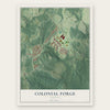 Colonial Forge, Virginia map print, the full design