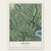 Draper, Virginia map print, the full design