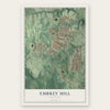 Embrey Mill, Virginia map print, the full design