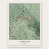 Fairland, Virginia map print, the full design