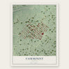 Fairmount, Virginia map print, the full design
