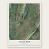 Fulks Run, Virginia map print, the full design