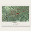 Glenvar, Virginia map print, the full design