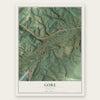 Gore, Virginia map print, the full design