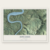 Hiwassee, Virginia map print, the full design