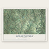 Horse Pasture, Virginia map print, the full design