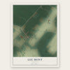 Lee Mont, Virginia map print, the full design
